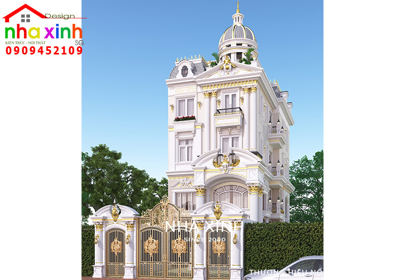 Mẫu Biệt Thự Lâu Đài Đẹp Đẳng Cấp | C. Chiến | Quận 12 | BT-172